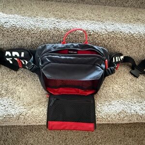 Private Label Belt Bag Black and Red Durable Design